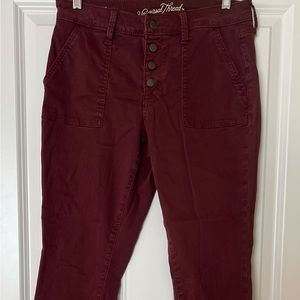 Women’s brushed cotton pants.